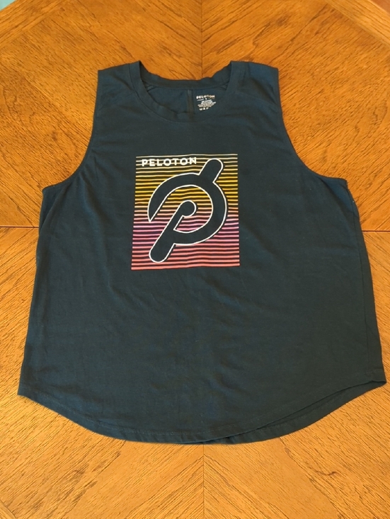 Peloton Tops - Peloton Green Crewneck Tank Top Tee